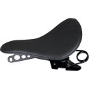 Bobber Leather Smooth Solo Seat Black Leather