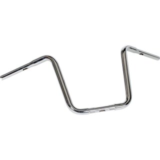 Narrow Ape Hanger Handlebar Chrome 1 1/4" Throttle By Wire