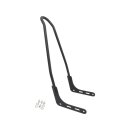 One-Piece Tall Rigid Sissybar, matte black Sissy Bar