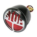 Stop LED Taillight STOP Emblem chrome Black Red LED