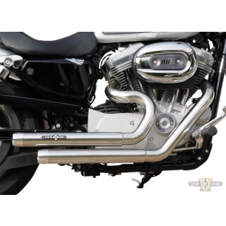 Hot Shot E3 Top Chopp Staggered Exhaust System Polished