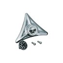 License Plate Mount Hole Cover Chrome