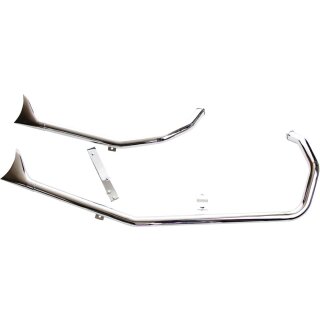 Upsweep Fishtail Exhaust Chrome