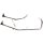 Upsweep Fishtail Exhaust Chrome