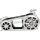 2" Contour Open Belt Drive Chrome