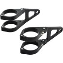 CNC Type Headlight Bracket Short version Black