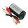 In-Line RCA Cable Noise Filter for Engine Noise Reduction Black