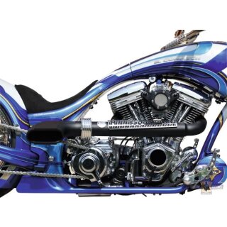 Headers 96 Scale Drager Straight Exhaust System Black Coated