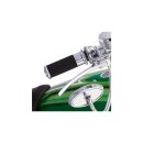 Beveled Fusion Grips Chrome 1" Throttle By Wire