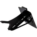 Germany Long License Plate Side Mount Kit Flat Black Satin