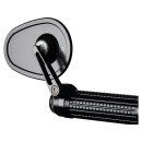 mo.view cruise Bar End Mirror Stem length: 60mm Black, Anodized