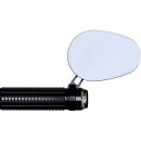 mo.view cruise Bar End Mirror Stem length: 60mm Black, Anodized