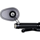 mo.view cruise Bar End Mirror Stem length: 60mm Black, Anodized