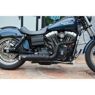 Skull Headers E3 Bomb Kevt Style Hole Exhaust System Black Coated