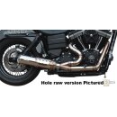 Outline The Bound Bomb Exhaust System Chrome Satin