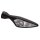 Micro Rhombus LED Turn Signal Front Left/Rear Right Black Clear LED