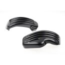Racing Side Cover Slotted Black Gloss