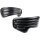 Racing Side Cover Slotted Black Gloss