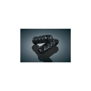 Kinetic Grips Black 1" Gloss Cable operated Throttle By Wire