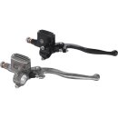 Classic Brake Master Cylinder Kit Black, 14 mm, Anodized