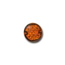 Flat-Style Turn Signal Insert Chrome Amber LED