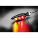 Rhombus S Dark LED Turn Signal/Taillight/Brake Light Black Smoke LED