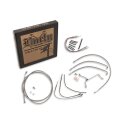 15" Bagger Bar Cable Kit Stainless Steel Clear Coat...