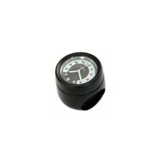 HBAR MOUNTED CLOCK 1IN BLK