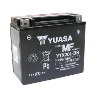 Maintance Free YTX20-BS Batterie Dry Battery with Acid Pack AGM 270 A 18.0 Ah