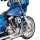 Hot Legs, 10-Gauge, Dual Disc, FLHT/FLHX/FLTR, Chrome Fork Slider
