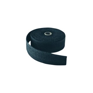 Black Exhaust Wrap 2" x 1/16" x 50 Ft. Roll Exhaust Wrap Black