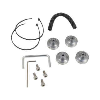 Black Hi-Lighted Finned Headbolt Covers