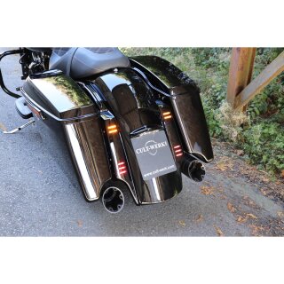 Custom Rear Fender Plain Fender Kit with Turn Signals and Tail Light (no Picture)