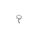 OEM Style Mirror Short stem Black