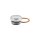 Finned Kicker Cover Cap Chrome
