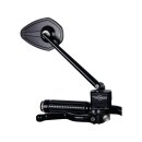 mo.view sport Mirror Stem length: 180mm Black, Anodized