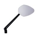 mo.view sport Mirror Stem length: 180mm Black, Anodized