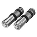 Young Gun Iron Cross Grips Aluminium 1" Polished...