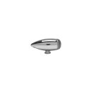 Slotted Bullet LED Turn Signal Chrome Clear