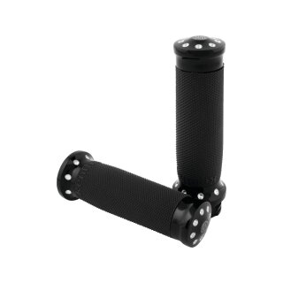 Tracker Grip Set Contrast Cut 1" Anodized Cable operated