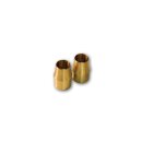 2" Brass Long Curve End Cap 1,75"