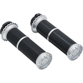 Riot Grips Silver 1" Cable operated