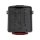 License Plate Frame with Indicator, Brake and Rear Light German specification 180x200mm Black Satin