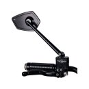 mo.view race Mirrow Stem length: 180mm Black, Anodized