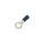 1,6-2,0 mm PVC #.25" Ring Terminal Blue