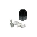 Replacement Headlight Socket & Terminal Kit Black