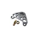 Headlight Bracket Silver Anodized Clear