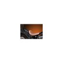 Bare Bones Solo Seat Pleated Stitch Brown Vinyl