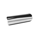 Solid Exhaust Heat Shield Chrome 1,75"