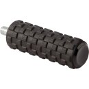 AirTrax Brake and Shift Peg Black Endcap Black, Anodized